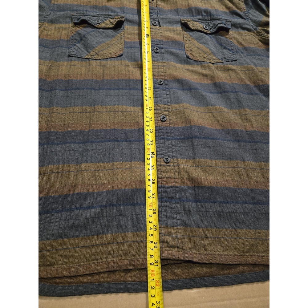 Ascend Flannel‎ Button-Up Shirt Mens 2XL Plaid Long Sleeve Outdoors Pockets - Picture 4 of 7